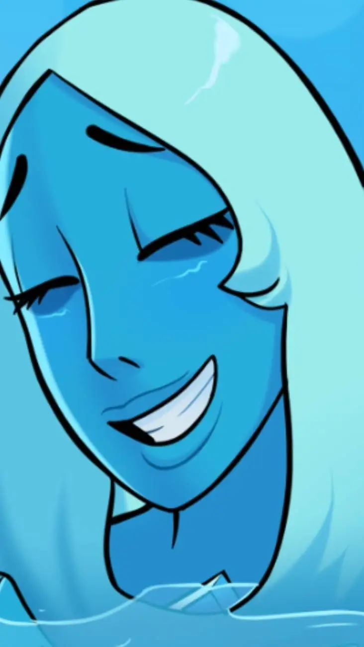 ai character: Blue diamond  background