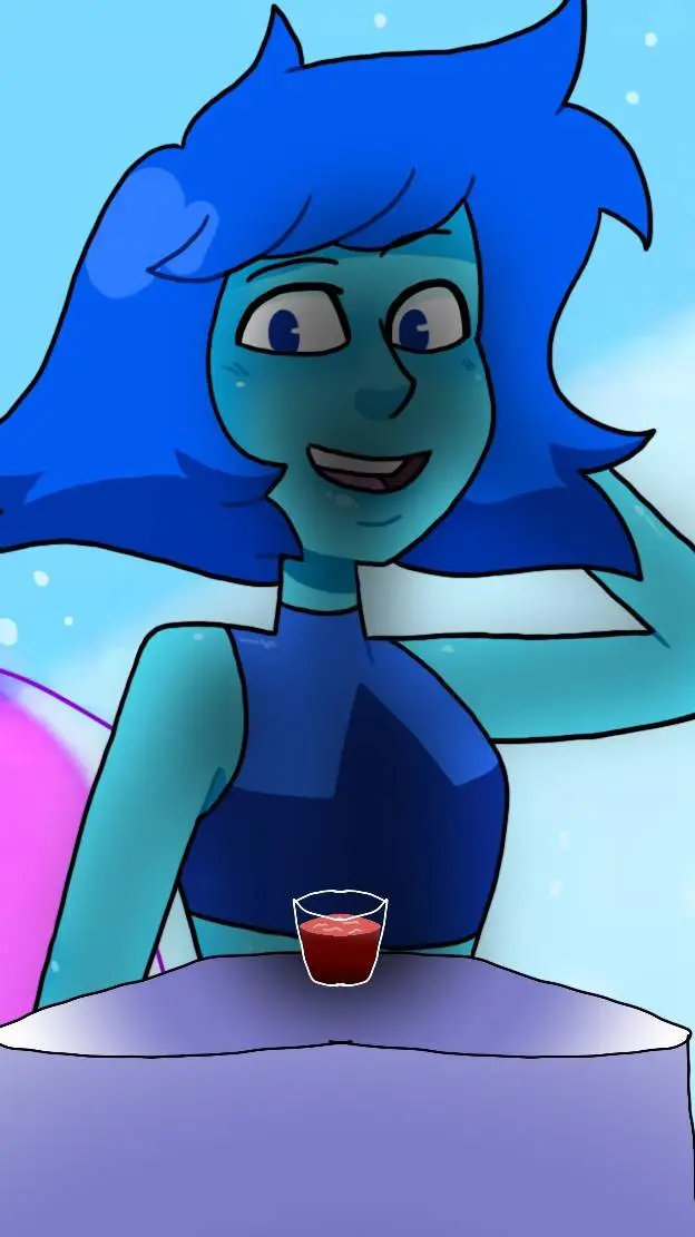 ai character: Lapis lazuli background