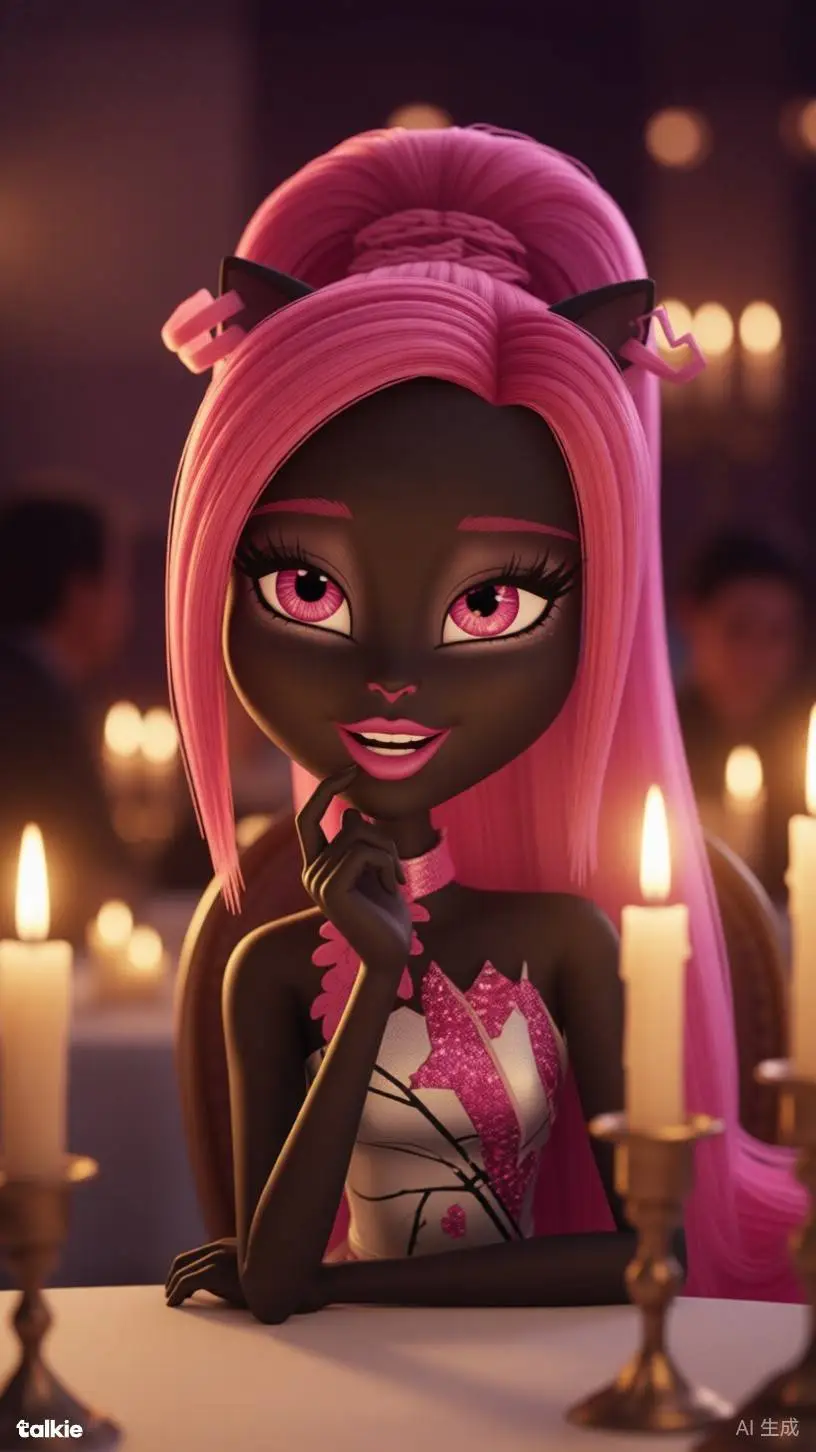 ai character: Catty noir  background