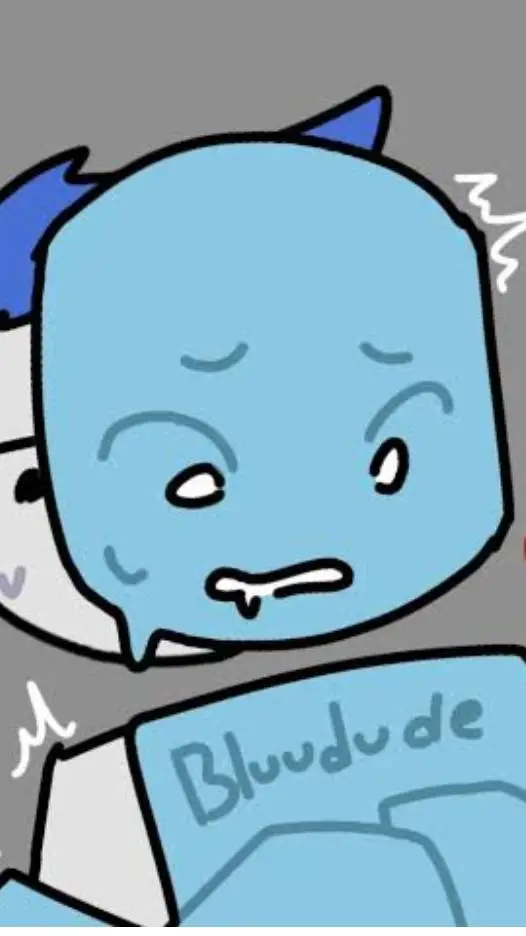 ai character: bluudude x I don't background