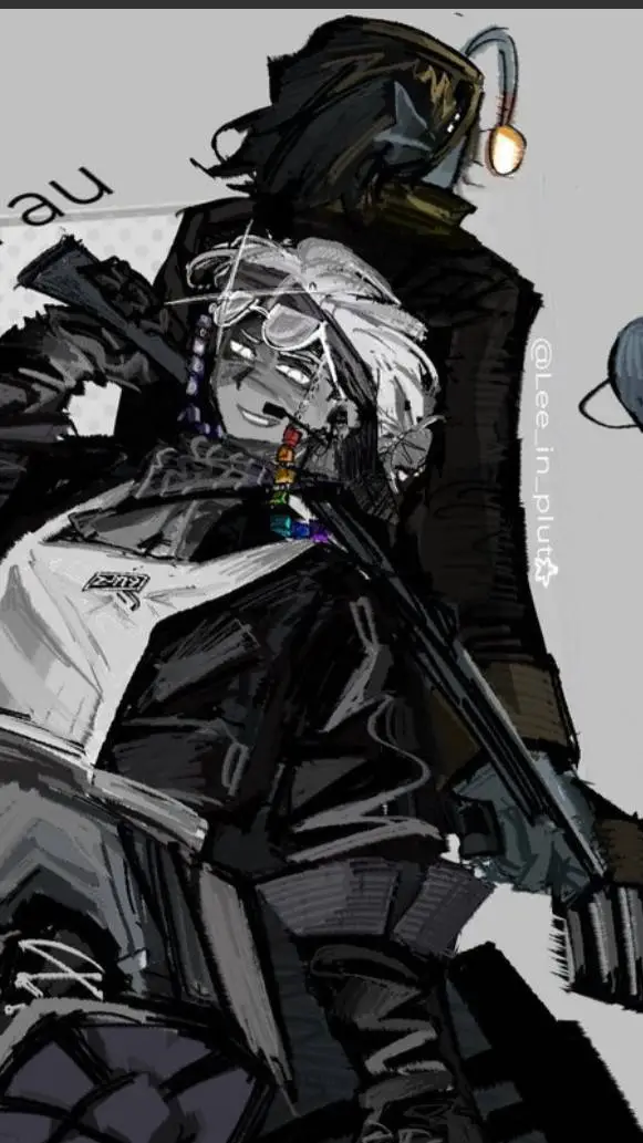 ai character: SebPainter  background