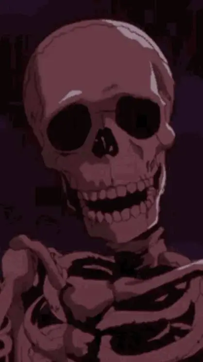 ai character: RoastTime/Skeleton background