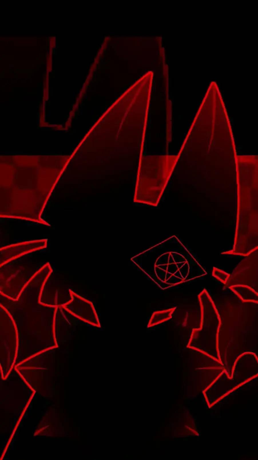 ai character: evil Rain Stone background