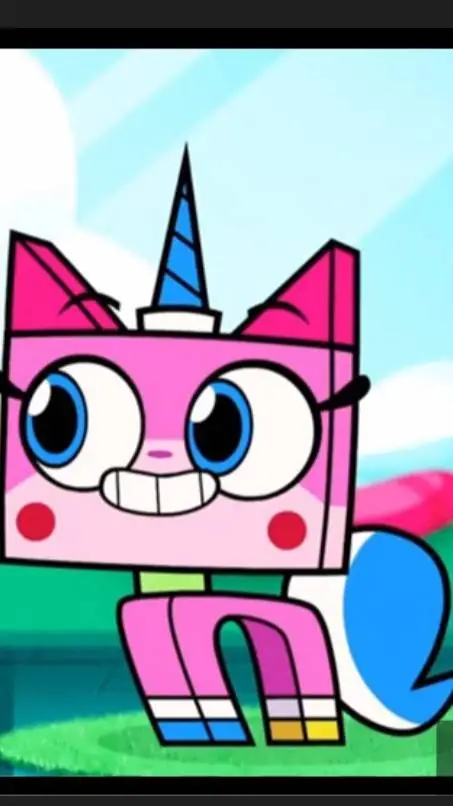 ai character: unikitty  background
