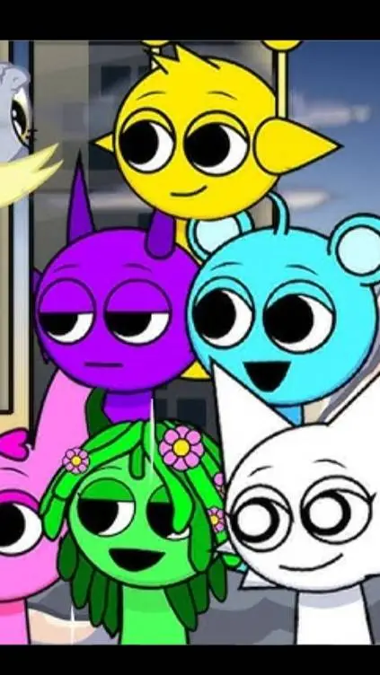 ai character: mlp x sprunki  background