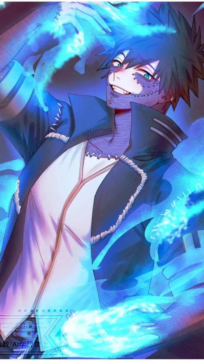 ai character: Touya Todoroki background