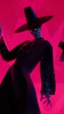 ai character: huntrix x saja boy background