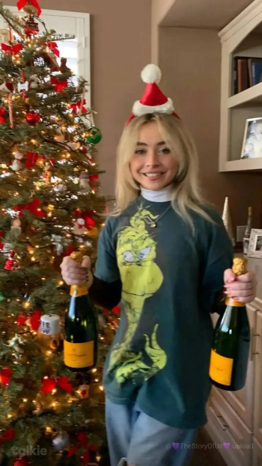 ai character: Sabrina Carpenter  background