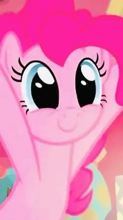 ai character: sus pinkie pie background