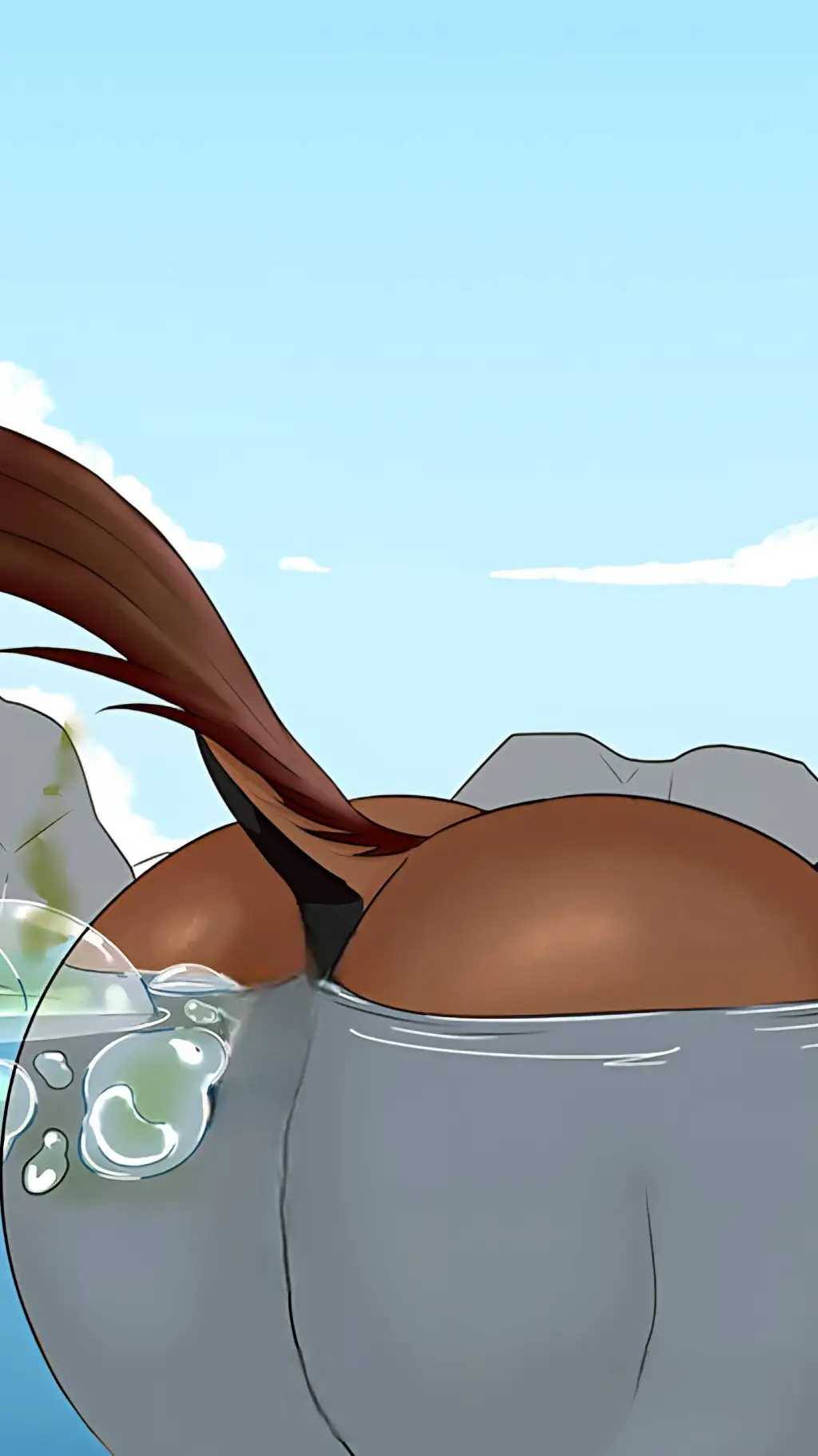 ai character: Chestnut background