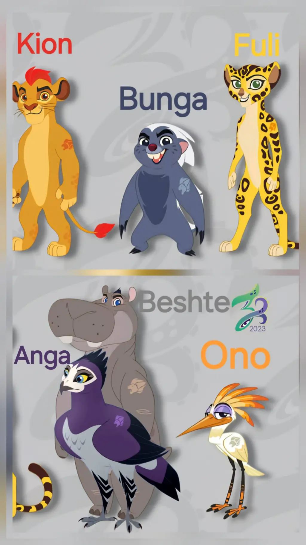 ai character: Lion Guard background