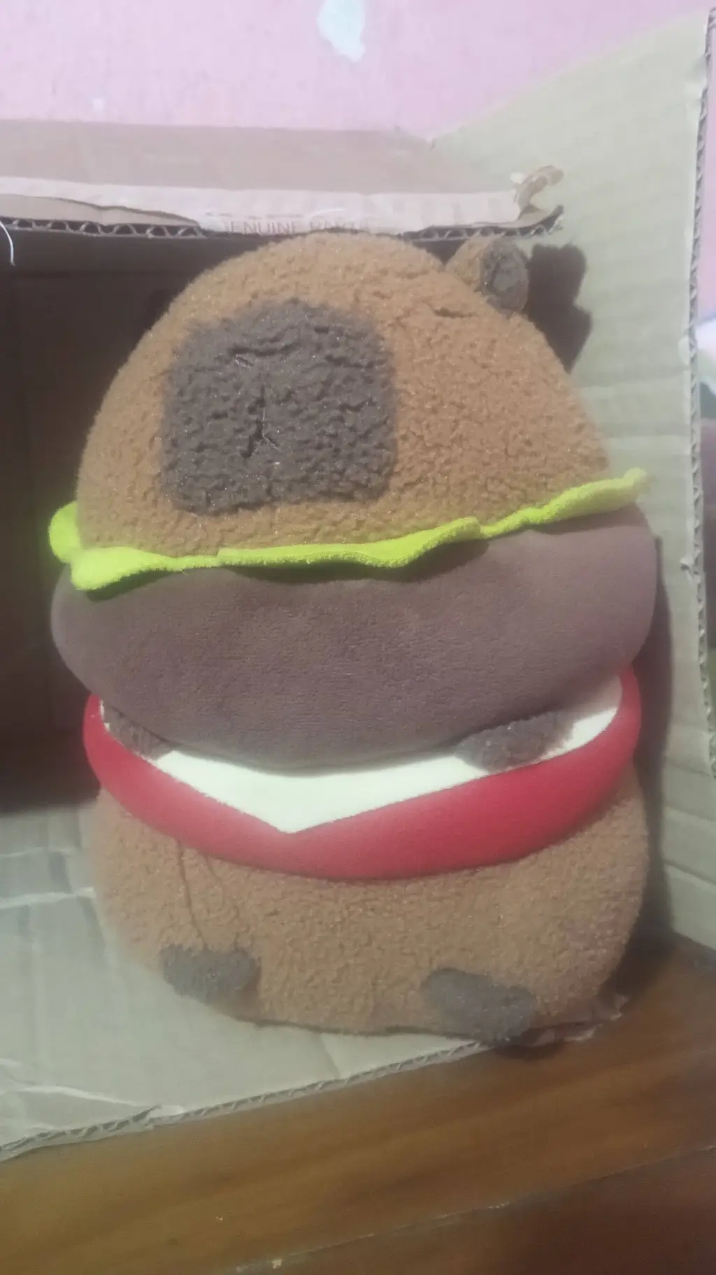 ai character: CapiBurger background