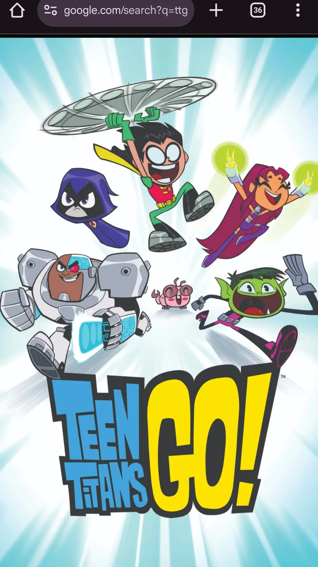 ai character: teen titans go background
