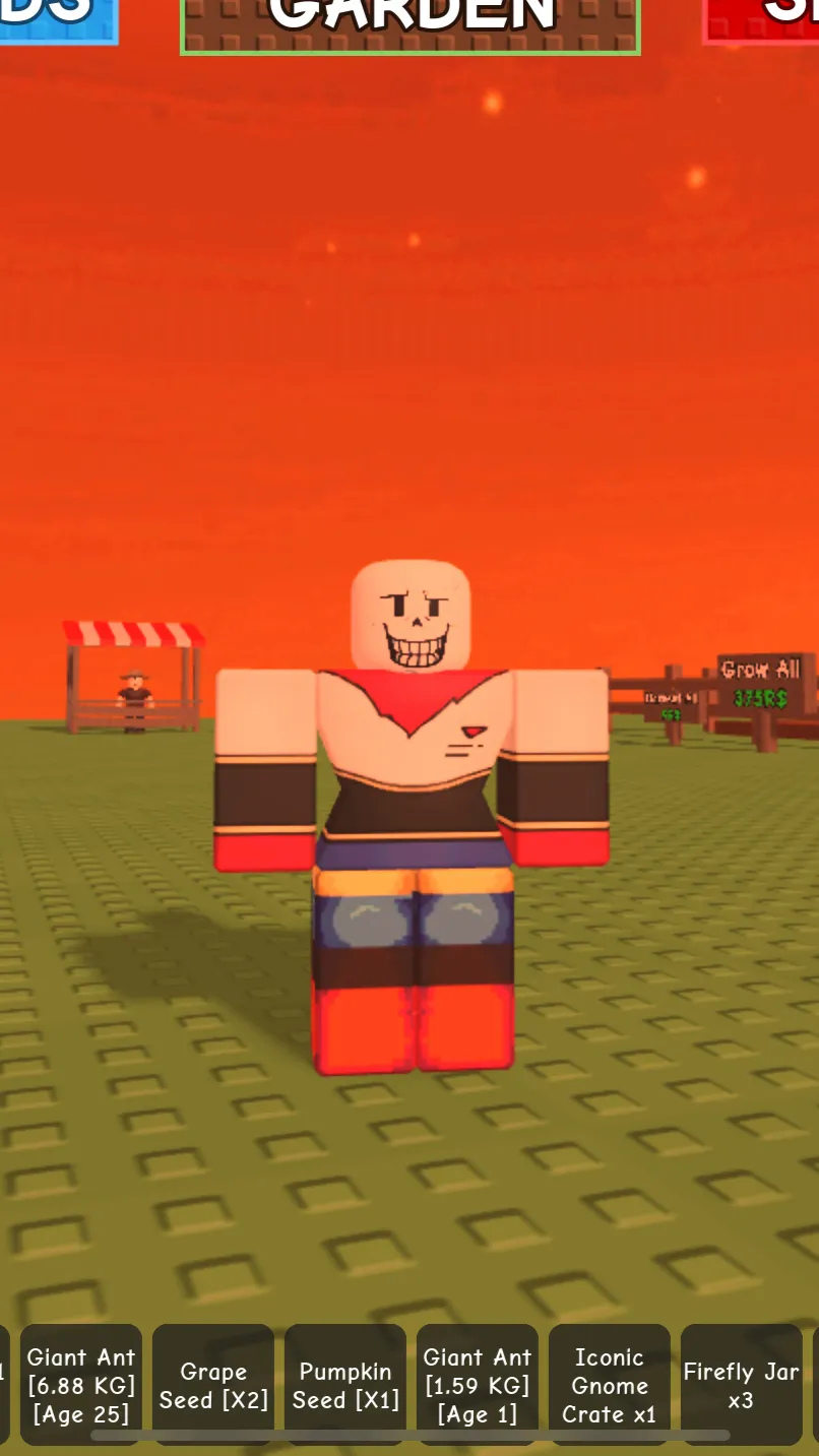 ai character: Forsaken x undertl background