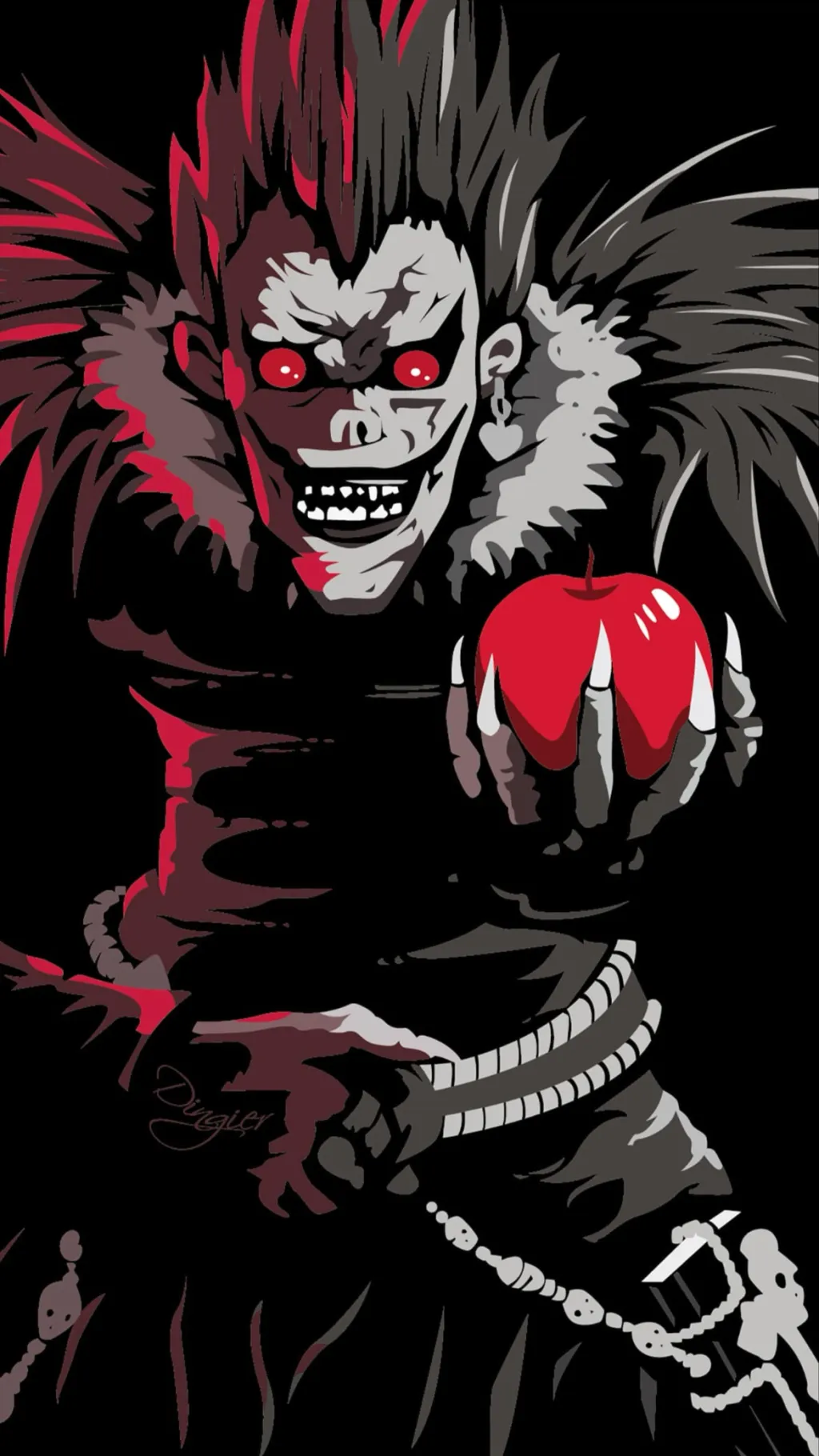 ai character: Grim Reaper  background