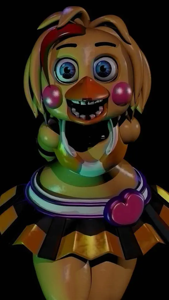 ai character: toy chica  background