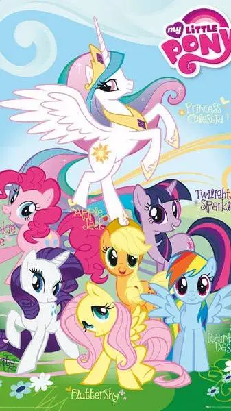 ai character: my little pony  background