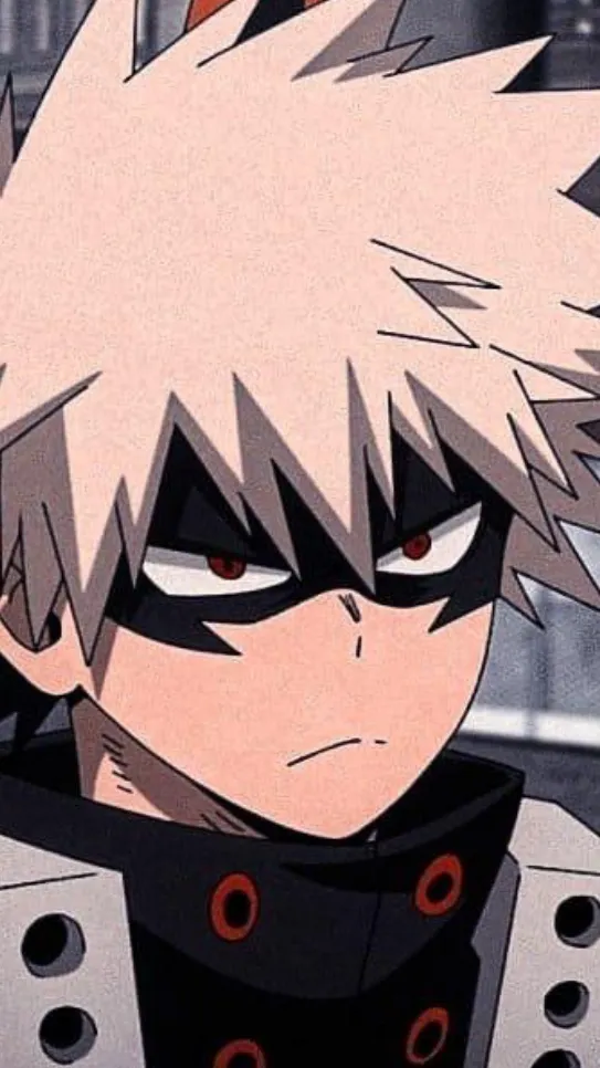 ai character: Bakugo MHA. background