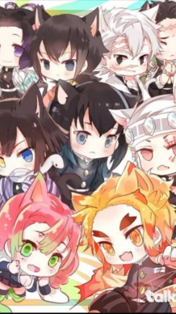 ai character: Hashira meeting background