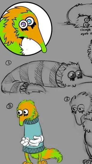ai character: Wormo (TAKE 1999)  background