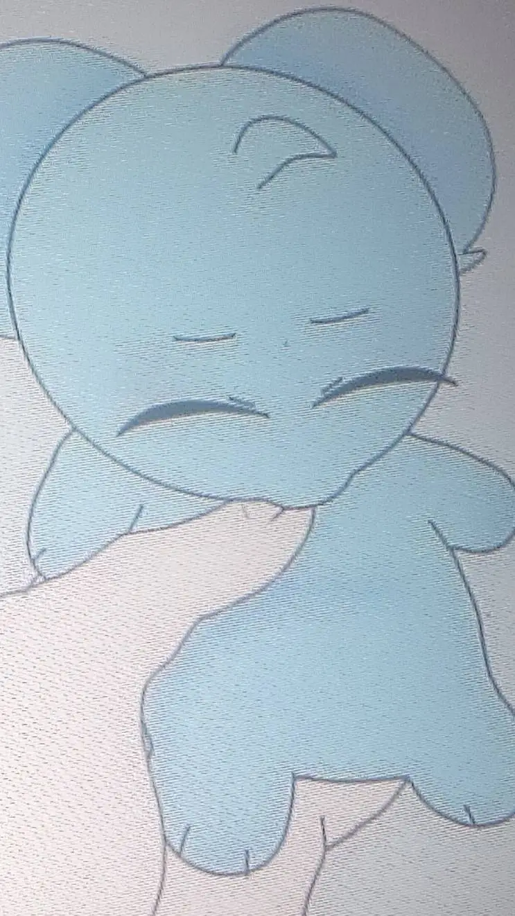 ai character: baby sky background