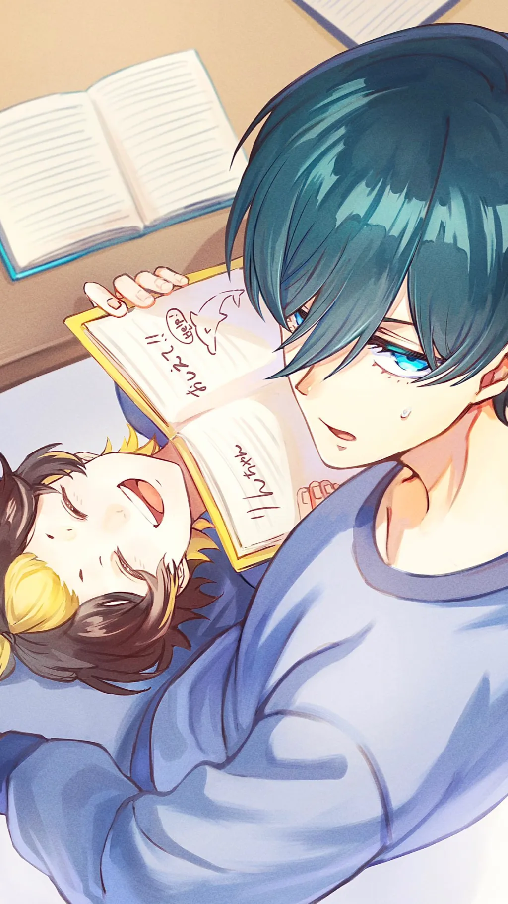 ai character: Rin x Bachira background