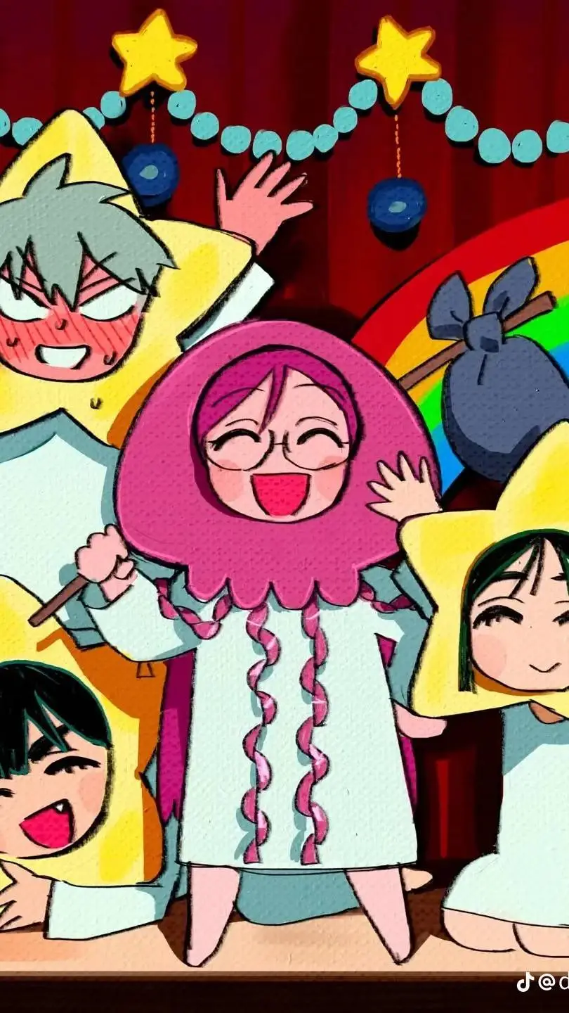 ai character: bon bon bon background