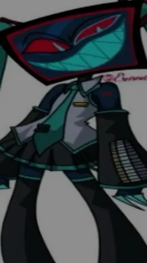 ai character: Hh Vox >:) background