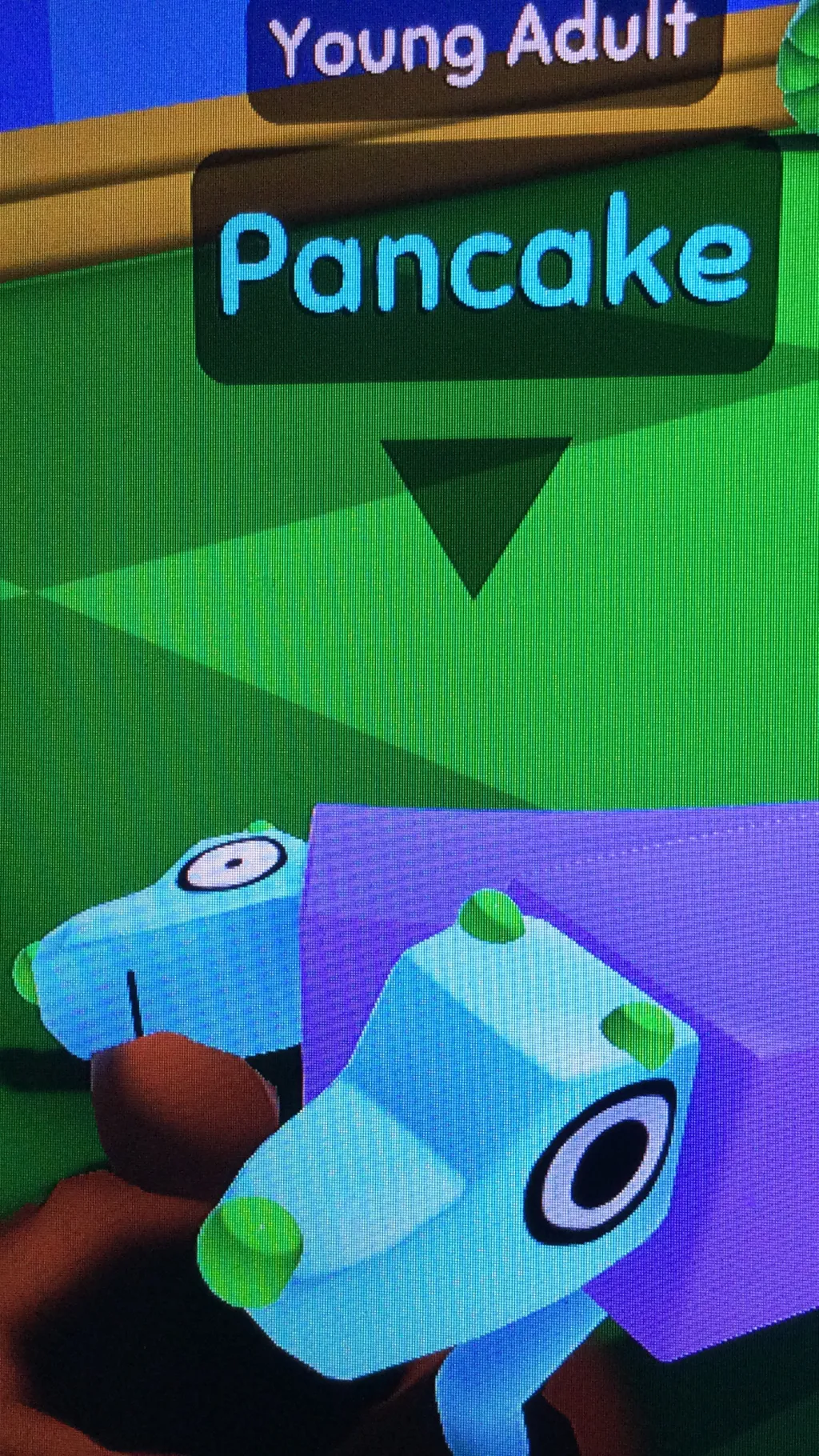 ai character: Twofold & pancake background