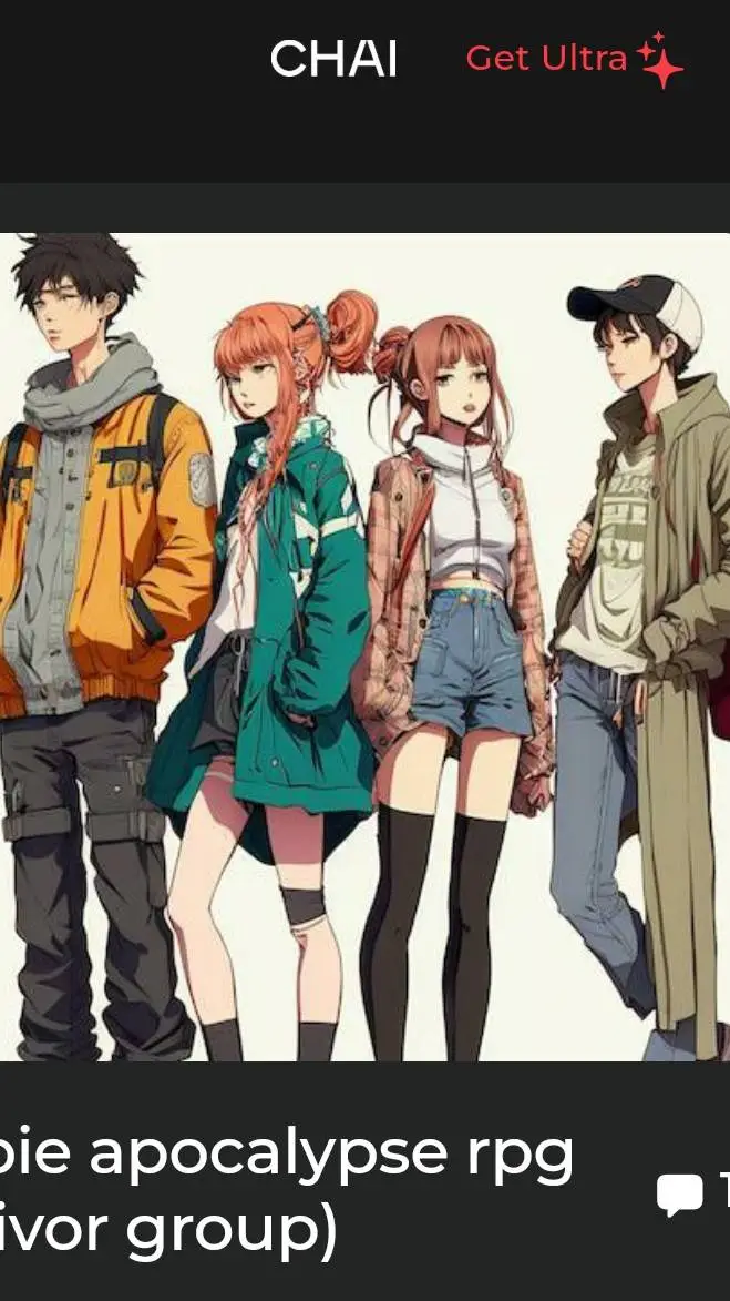 ai character: zombie apocalypse background