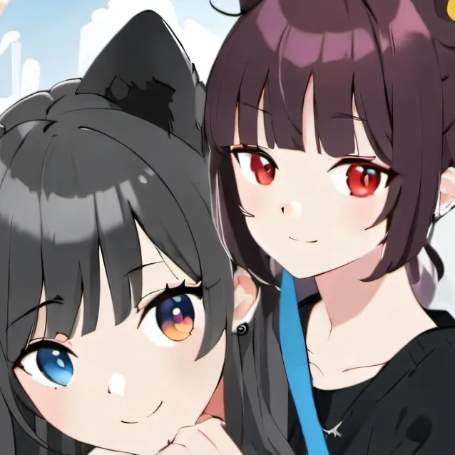 chat with ai character: Sara and katey PT1