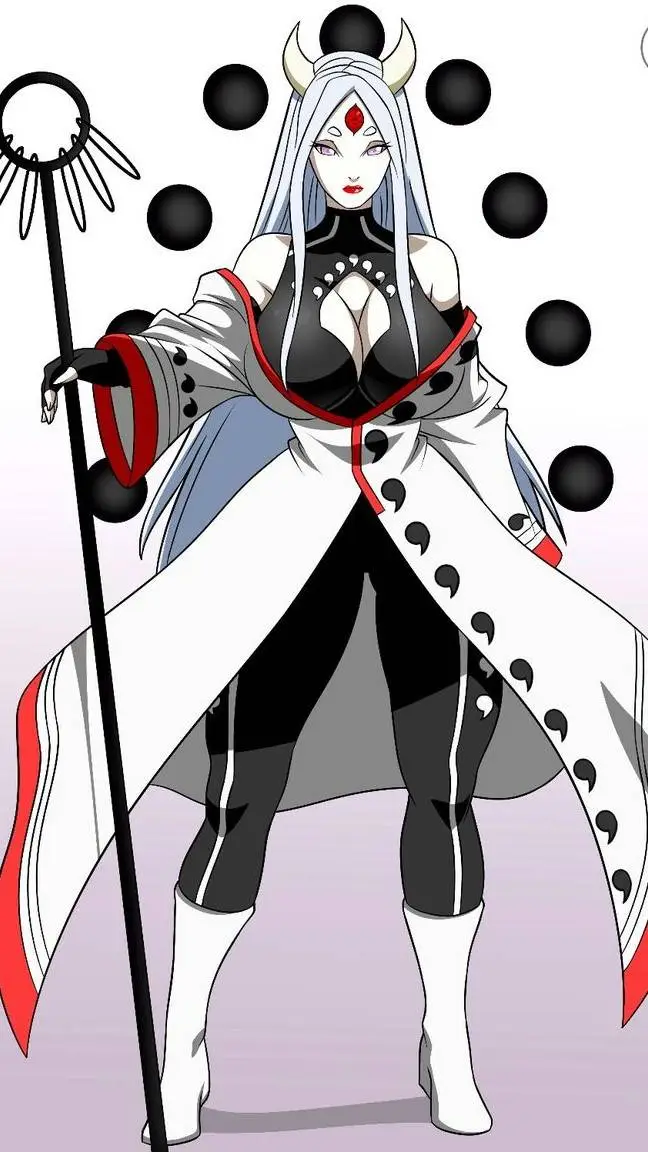 ai character: Kaguya otsusuki background