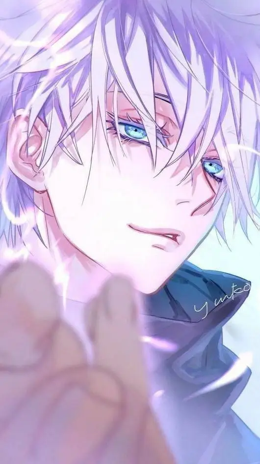 ai character: saturo Gojo  background