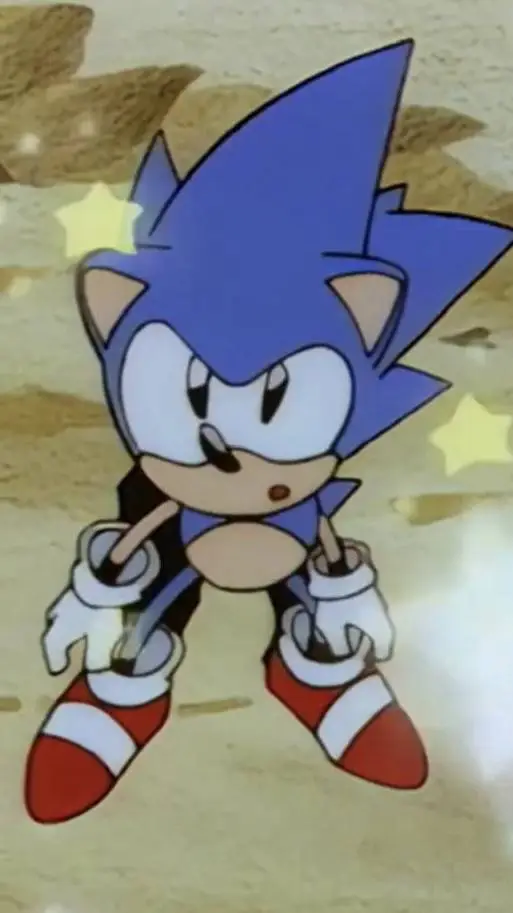 ai character: sonic ur friend background