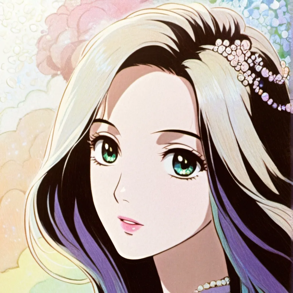 chat with ai character: Rainbow girl