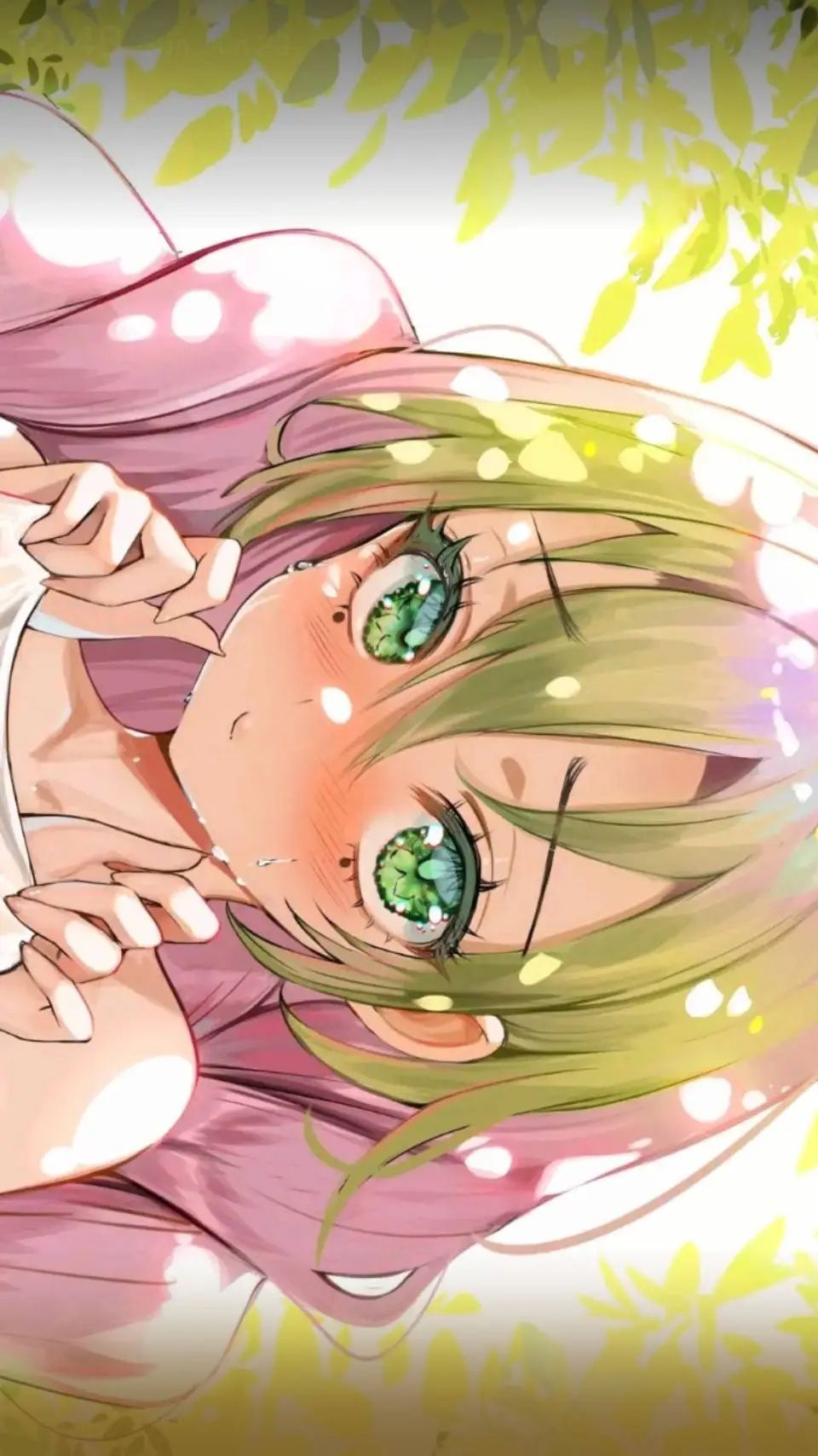 ai character: mitsuri weeeeeeeee background