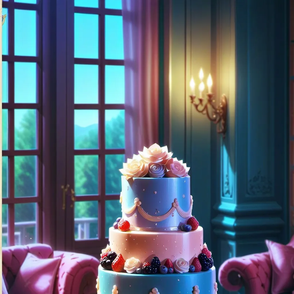 chat with ai character: una torta 