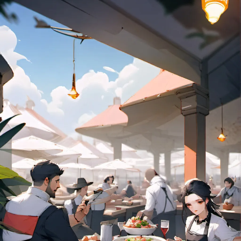 chat with ai character: restaurante 