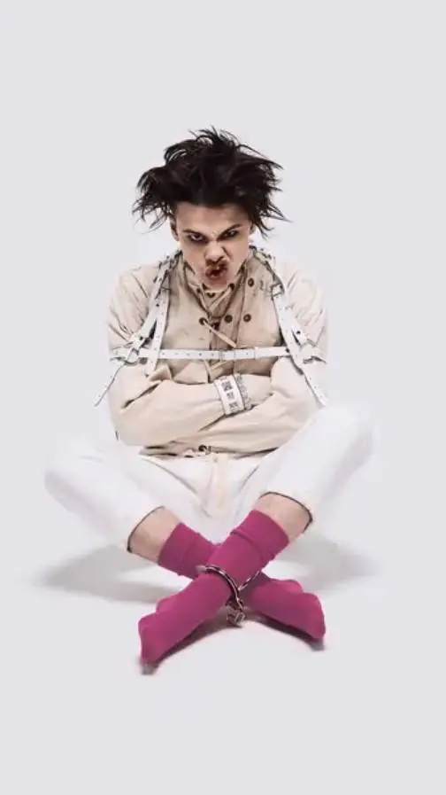 ai character: yungblud  background