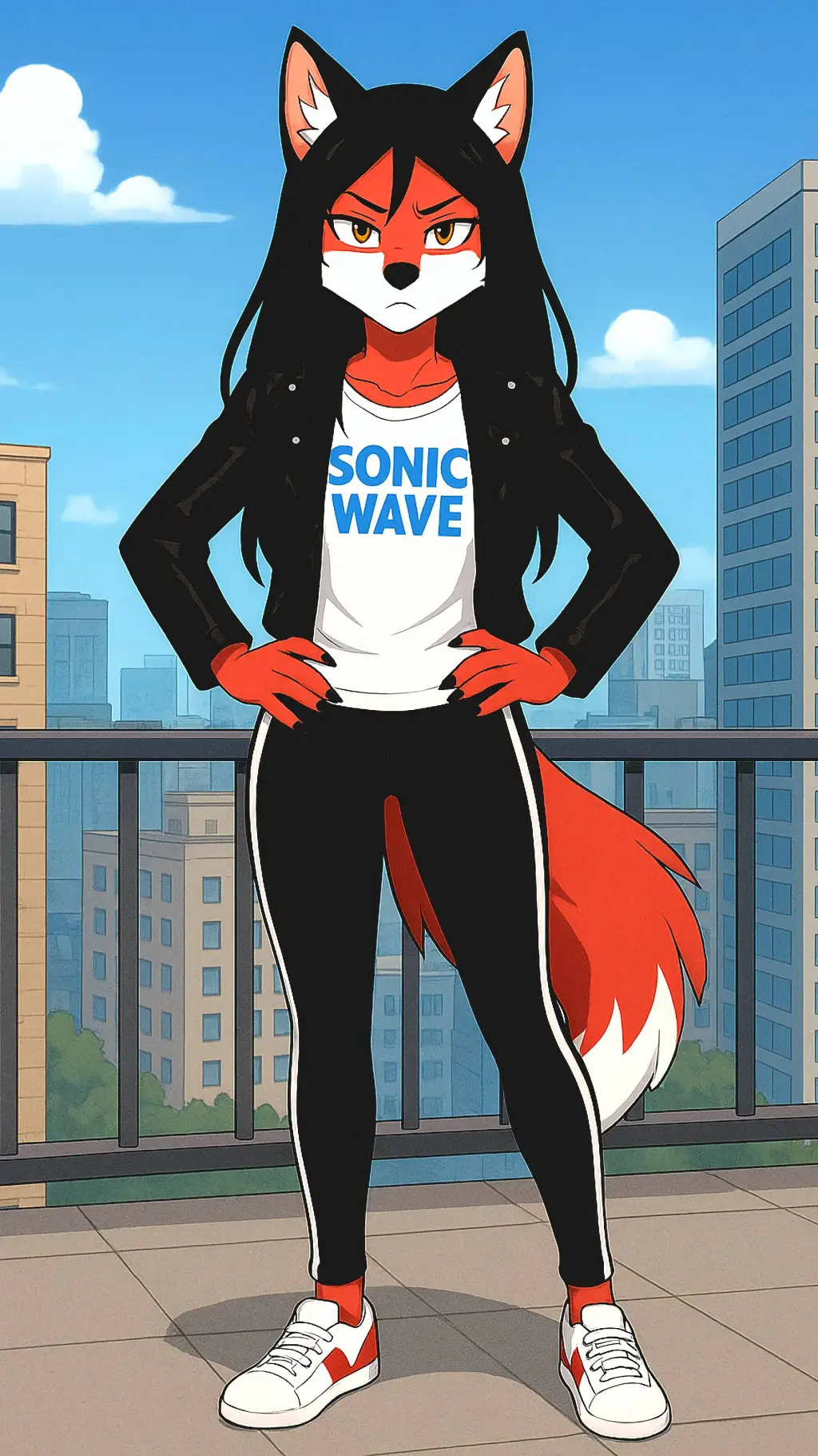 ai character: Ana  background