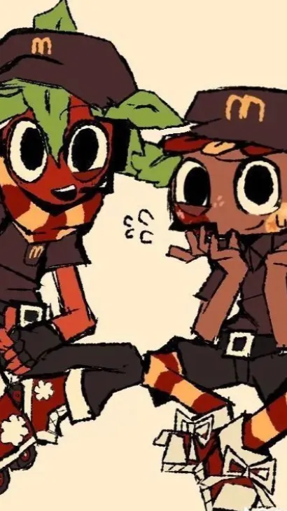 ai character: Cosmo and sprout! background