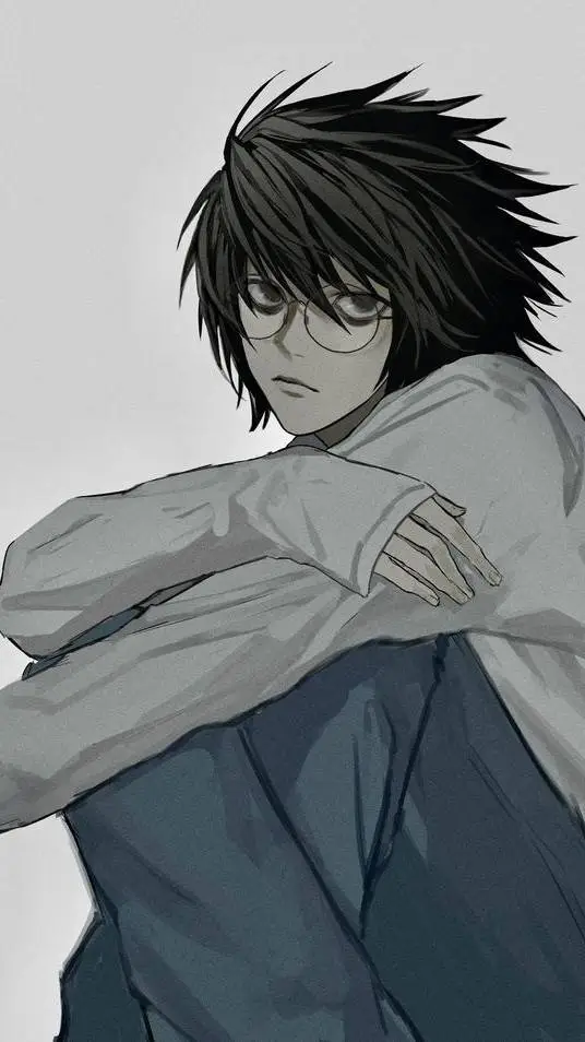 ai character: L Lawliet. background
