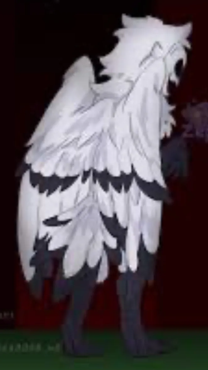 ai character: 99 nights (snow) background