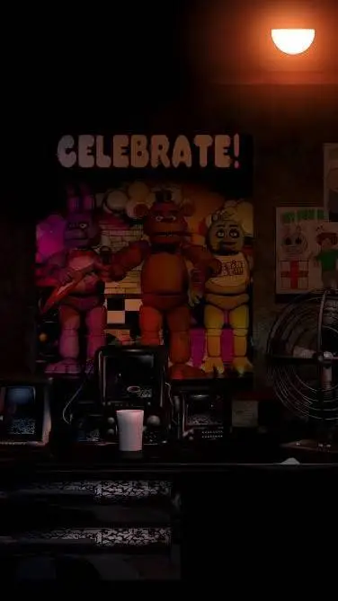 ai character: FNAF 1 background