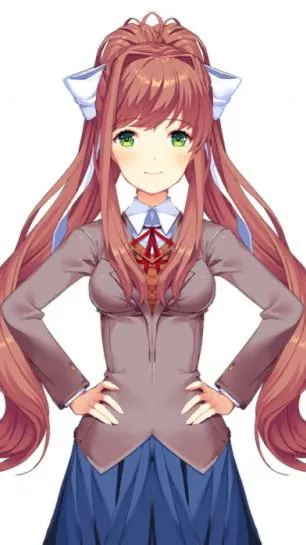 ai character: Monika^_^ background