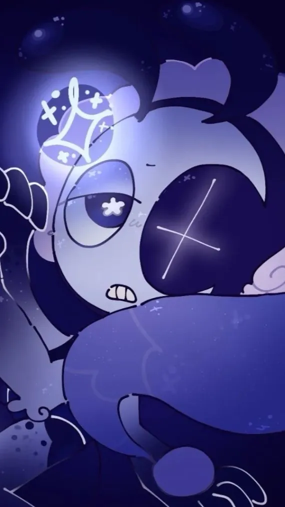 ai character: \.🌙Astro💭./ background