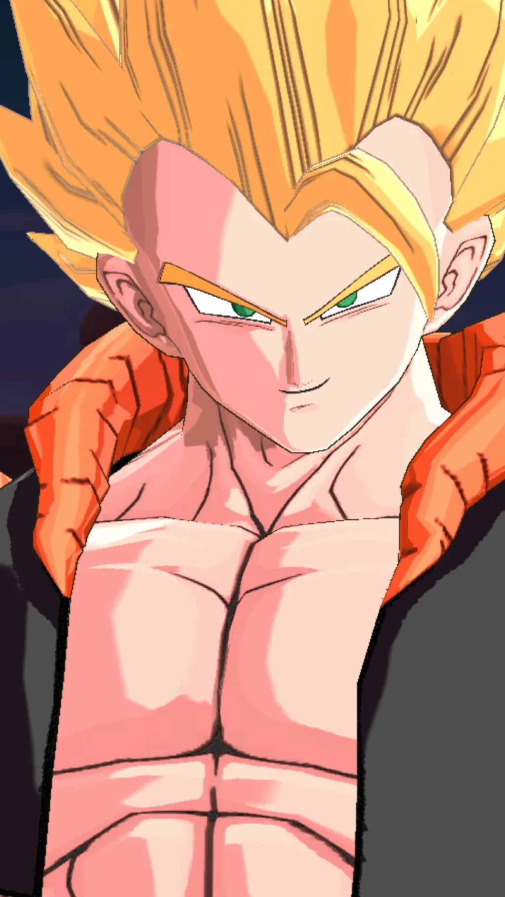 ai character: Super Gogeta background