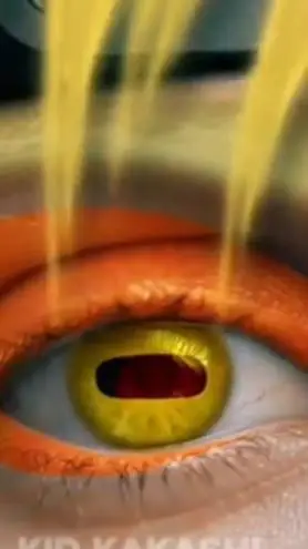 ai character: naruto sage mode  background