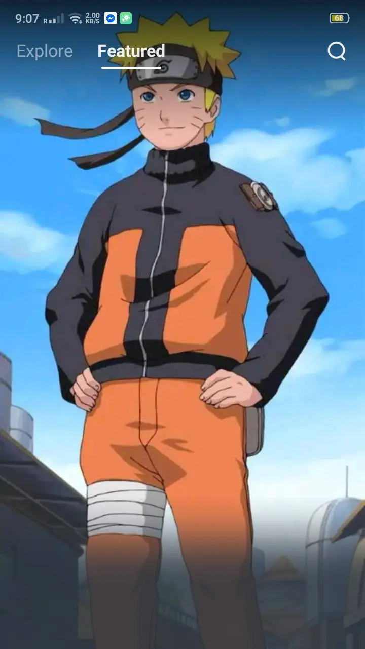 ai character: naruto nine tails background