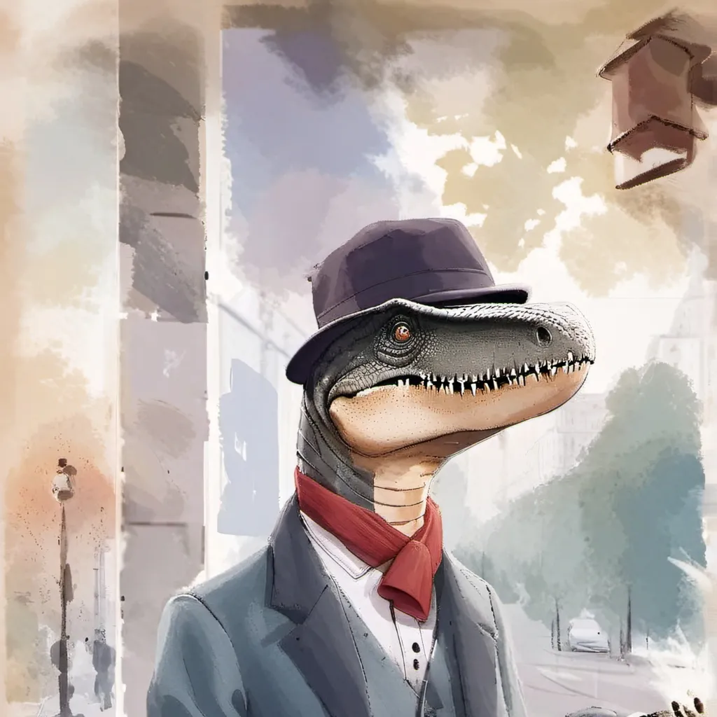 chat with ai character: French Dino